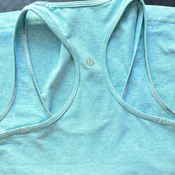 Lululemon Light Blue Racerback Tank Top - Picture 3 of 7